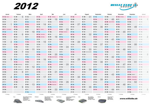 Kalender Willi Elbe 2012